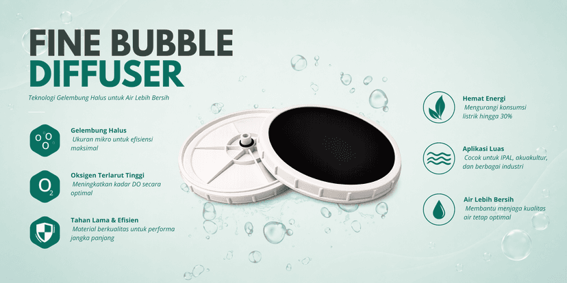 HFM Diffuser Fine Bubble 10 Inch – Solusi IPAL Modern