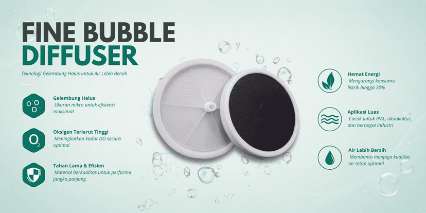 Diffuser Aerasi IPAL HFM – Berkualitas Harga Terbaik