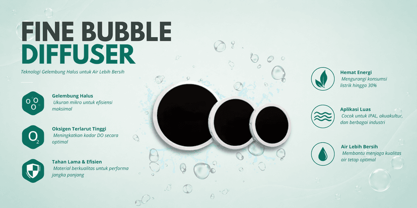 Fine Bubble Diffuser HFM 12 Inch – Berkualitas Terbaik